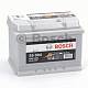 Аккумулятор автомобильный Bosch S5 004 Silver Plus - 61 А/ч (0 092 S50 040) [- +]