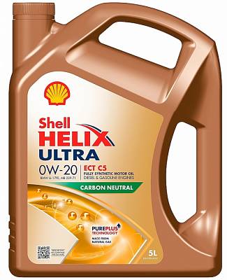 Моторное масло Shell Helix Ultra 0W-20 ECT C5