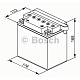 Мотоаккумулятор YB30L-B Bosch M4 F60 Fresh pack - 30 А/ч (0 092 M4F 600) [- +]
