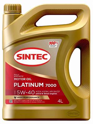 Купить автомобильные масла SINTEC