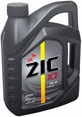 Моторное масло Zic X7 LS 5W-40 SP/A3/B4