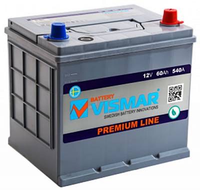 Аккумулятор автомобильный Vismar Premium Asia - 60 А/ч [-+]