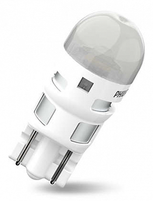 Светодиодные автолампы W5W Philips Ultinon Pro6000 SI LED Amber (11961AU60X2)