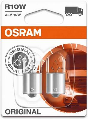 Автолампы грузовые R10W Osram Original Line (5637-02B) 24V