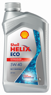 Моторное масло Shell Helix ECO 5W-40 SN