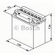 Мотоаккумулятор 12N9-4B-1 Bosch M4 F25 Fresh pack - 9 А/ч (0 092 M4F 250) [+ -]