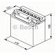 Мотоаккумулятор YB16L-B Bosch M4 F43 Fresh pack - 19 А/ч (0 092 M4F 430) [- +]