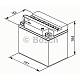 Мотоаккумулятор YB18L-A Bosch M4 F42 Fresh pack - 18 А/ч (0 092 M4F 420) [- +]