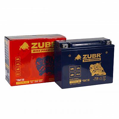 Мотоаккумулятор Zubr Bike Premium Nano Gel - 24 А/ч 335 А (YTX24L-BS) YTX24HL-BS [-+]