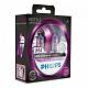 Автолампы H4 Philips ColorVision +60% Purple (12342CVPPS2)