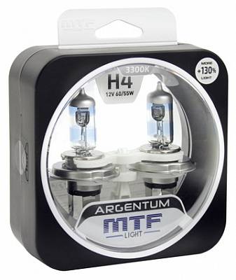 Автолампы H4 MTF Argentum +130% (H3A1204)
