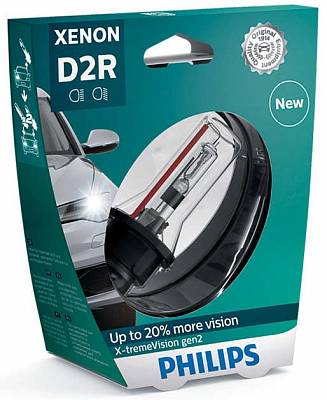 Ксеноновая лампа D2R Philips Xenon X-treme Vision +20% (85126XV2S1)