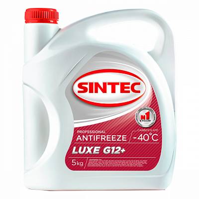 Sintec Антифриз LUXE G12+ антифриз зеленый (5 кг.)