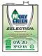 Моторное масло Molygreen Selection 0W-20 SP, GF-6A