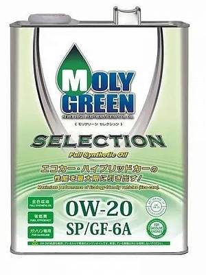 Моторное масло Molygreen Selection 0W-20 SP, GF-6A