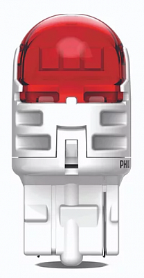 Светодиодные автолампы W21W Philips Ultinon Pro6000 SI LED Red (11065RU60X2)