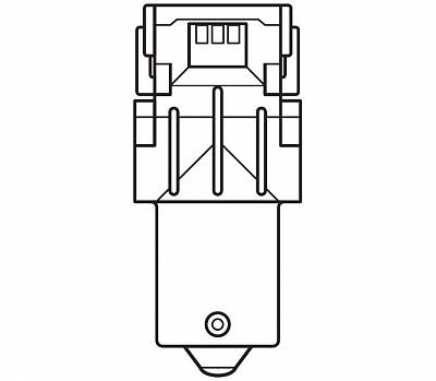 Светодиодные лампы P21W Osram LEDriving SL Red (7506DRP-02B)