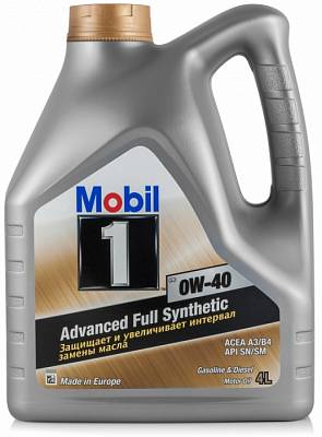 Моторное масло Mobil 1 FS 0W-40 A3/B4