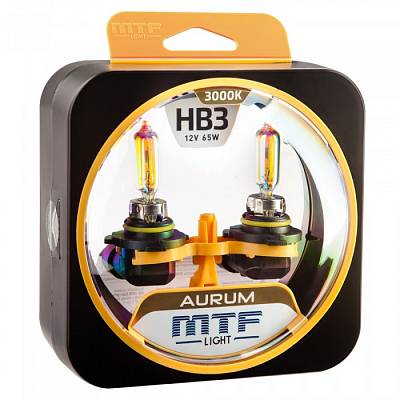 Автолампы HB3/9005 MTF Aurum 3000K (HAU12B3)