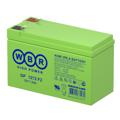 Аккумулятор WBR AGM - 7.2 А/ч (GP1272F2)