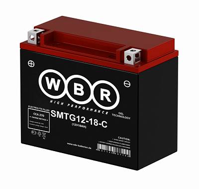 Мотоаккумулятор YTX20-BS, YTX20H, YB16-B-CX, YB16-B, YB18-A WBR Power-Drive GEL - 20 А/ч 230 А (SMTG12-18-C)