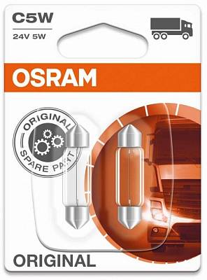 Автолампы грузовые C5W Osram Original Line (6423-02B) 24V