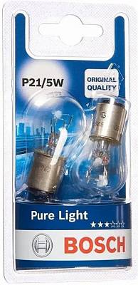 Автолампы P21/5W Bosch Pure Light