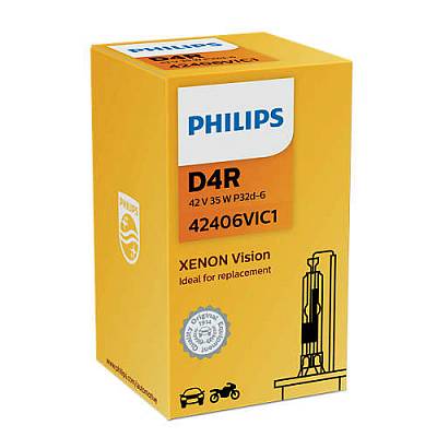 Ксеноновая лампа D4R Philips Xenon Vision 4600K (42406VIC1)