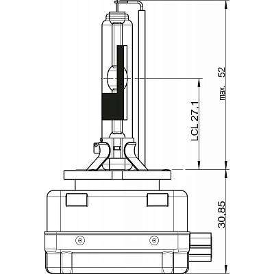 Ксеноновая лампа D3R Osram Xenarc Original (66350)