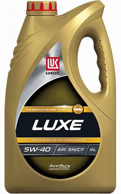 Моторное масло Lukoil Luxe Synthetic 5W-40 SN/A3/B4