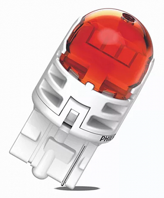 Светодиодные автолампы W21W Philips Ultinon Pro6000 SI LED Amber (11065AU60X2)