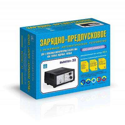 Зарядное устройство Вымпел - 32 (WET, GEL, AGM, VRLA) 0,8-20 А