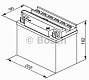 Мотоаккумулятор SY50-N18L-AT Bosch M4 F48 Fresh pack - 20 А/ч (0 092 M4F 480) [- +]
