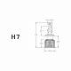 Светодиодные лампы H7/H18 MTF Dynamic Vision LED 5500K (DV07K5)