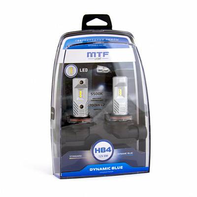 Светодиодные противотуманные лампы HB4/9006 MTF Dynamic Blue 5500K (MLHB4K5)