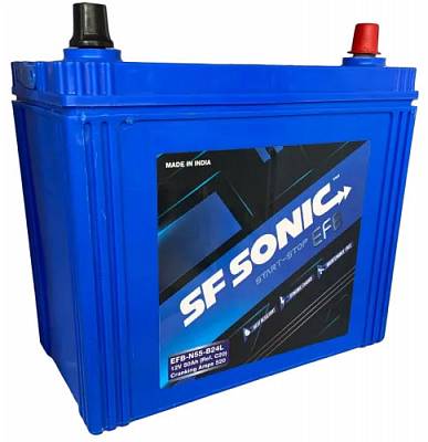 Аккумулятор автомобильный Exide SF Sonic EFB Asia - 50 А/ч тонкие клеммы (55B24L) [-+]