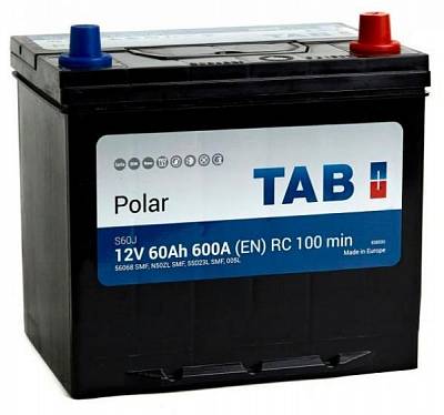Аккумулятор автомобильный TAB Polar - 60 А/ч [-+]