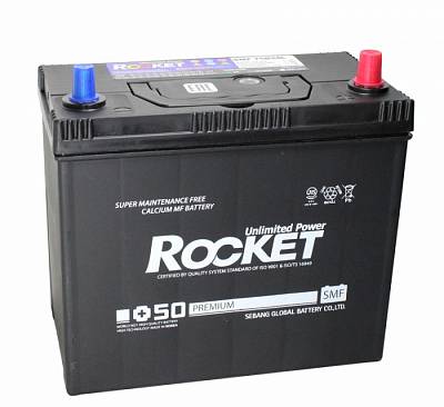 Аккумулятор автомобильный Rocket Asia Premium SMF 75B24L - 55 А/ч  [-+]