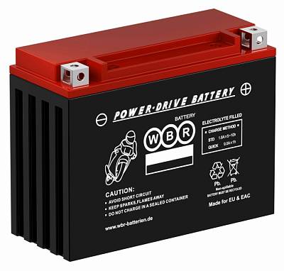 Мотоаккумулятор WBR AGM - 16 А/ч 210 А (SMT12-16-A) YB16AL-A2