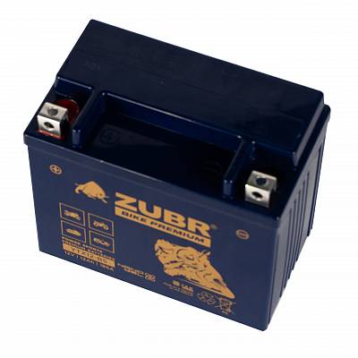 Мотоаккумулятор Zubr Bike Premium Nano Gel - 12 А/ч 185 А (YTX12-BS) [+-]