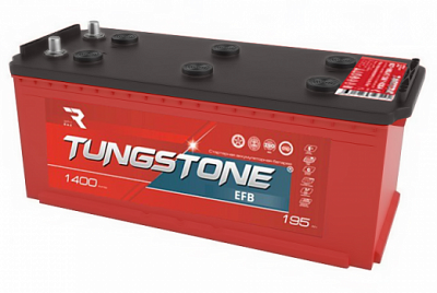 Грузовой аккумулятор Tungstone EFB - 195 А/ч европейская полярность (+-)