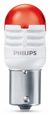 Светодиодные автолампы P21W Philips Ultinon Pro3000 SI LED Red (11498U30RB2)