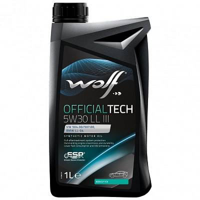 Моторное масло Wolf Officialteah 5W-30 LL III C3