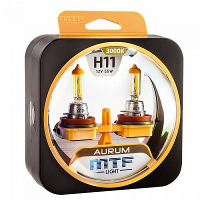 Автолампы H11 MTF Aurum 3000K (HAU1211)