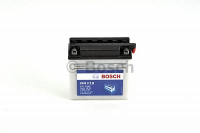 Мотоаккумулятор 12N5.5-3B Bosch M4 F19 Fresh pack - 5,5 А/ч (0 092 M4F 190) [- +]