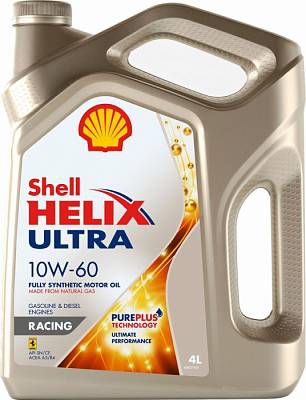 Моторное масло Shell Helix Ultra Racing 10W-60 A3/B4