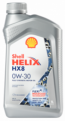 Моторное масло Shell Helix HX8 0W-30 SL