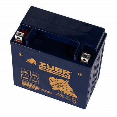 Мотоаккумулятор Zubr Bike Premium Nano Gel - 14 А/ч 205 А (YTX14-BS) [+-]
